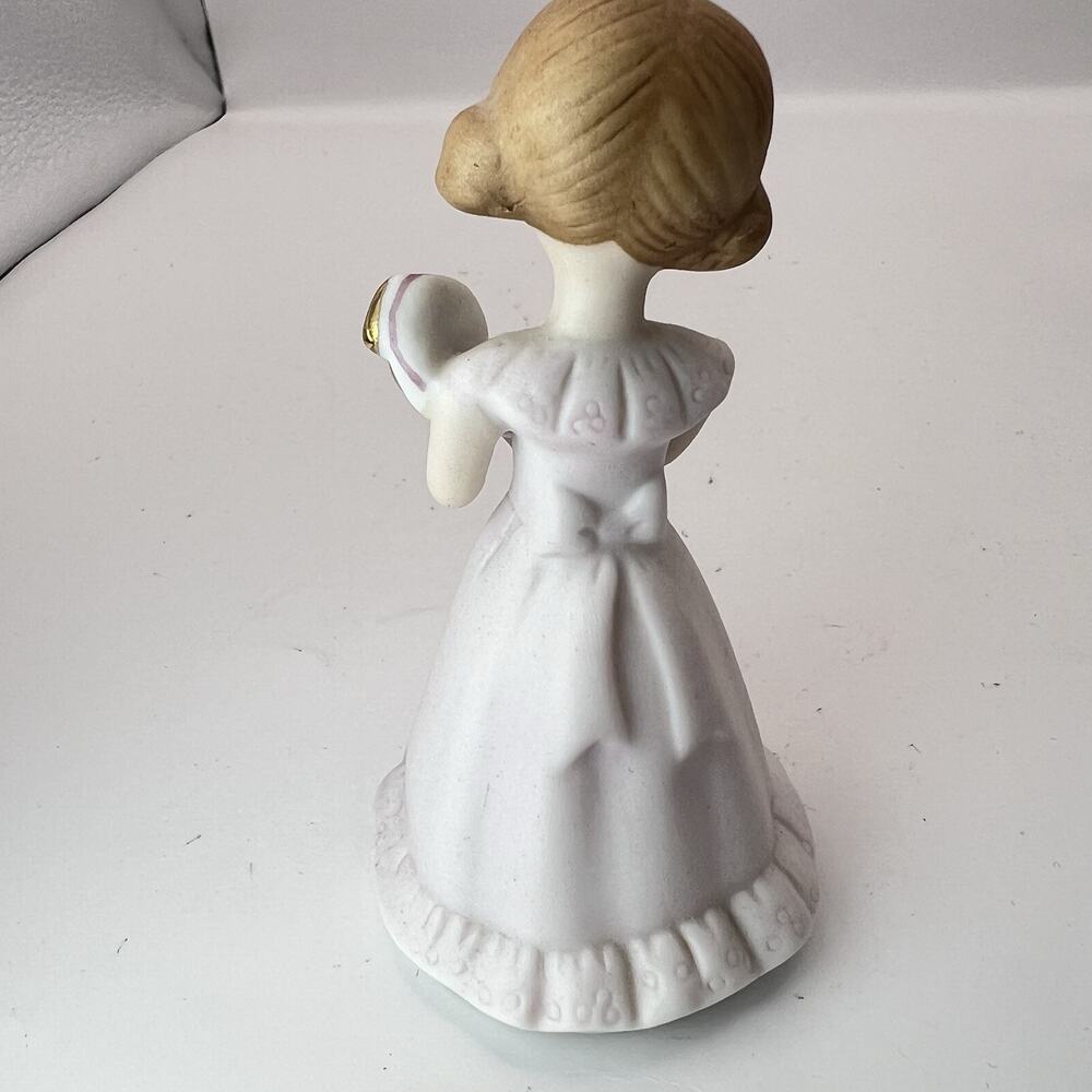 Vintage Enesco Growing Up Birthday Girls 3 4 5 6 Girl Figurines Lot Brunette - Picture 13 of 16